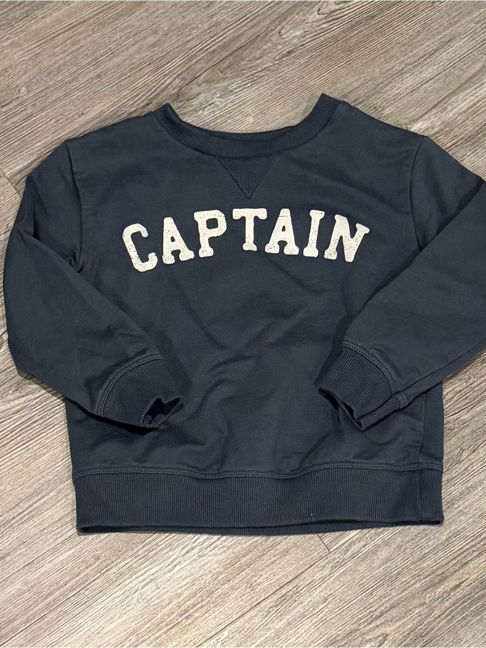 NWOT Little Co. 'CAPTAIN' Crewneck
